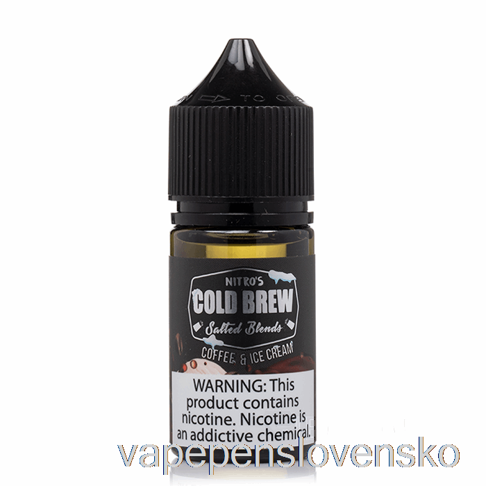 Káva A Zmrzlina - Nitros Cold Brew Soli - 30ml 45mg Vape Shop Bratislava